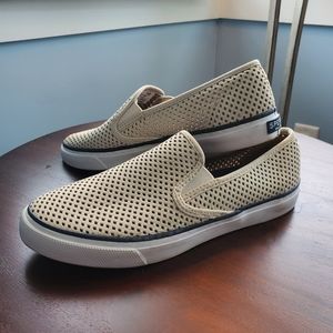 Sperry Seaside Off White Women's Boat Shoes